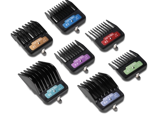 Picture of Andis 7 Piece Premium AG Clip Comb Set